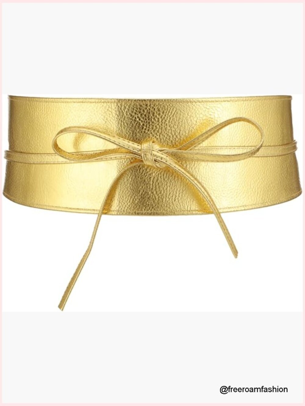 Plus Size Wrap Belt - 3.5 Inch Wide Faux Leather Corset Belt for Dresses